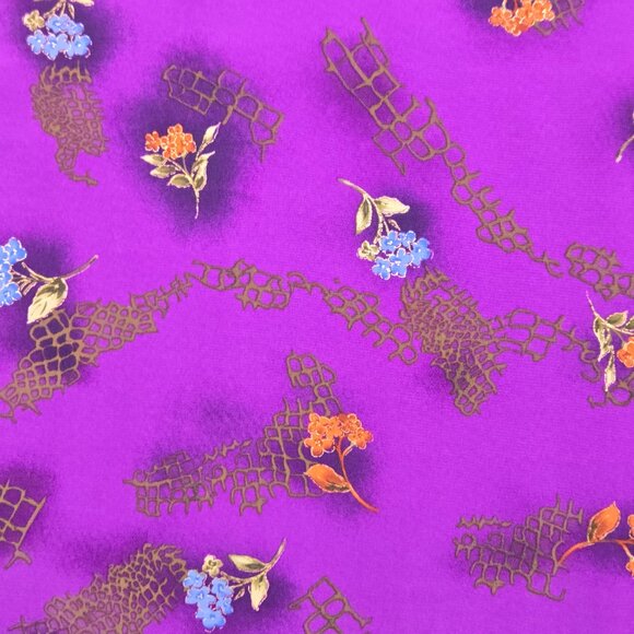 Vintage Maggie Sweet‎ Jubilee Two Piece Set Purple Floral Skirt & Top 2X 3X - Picture 14 of 14